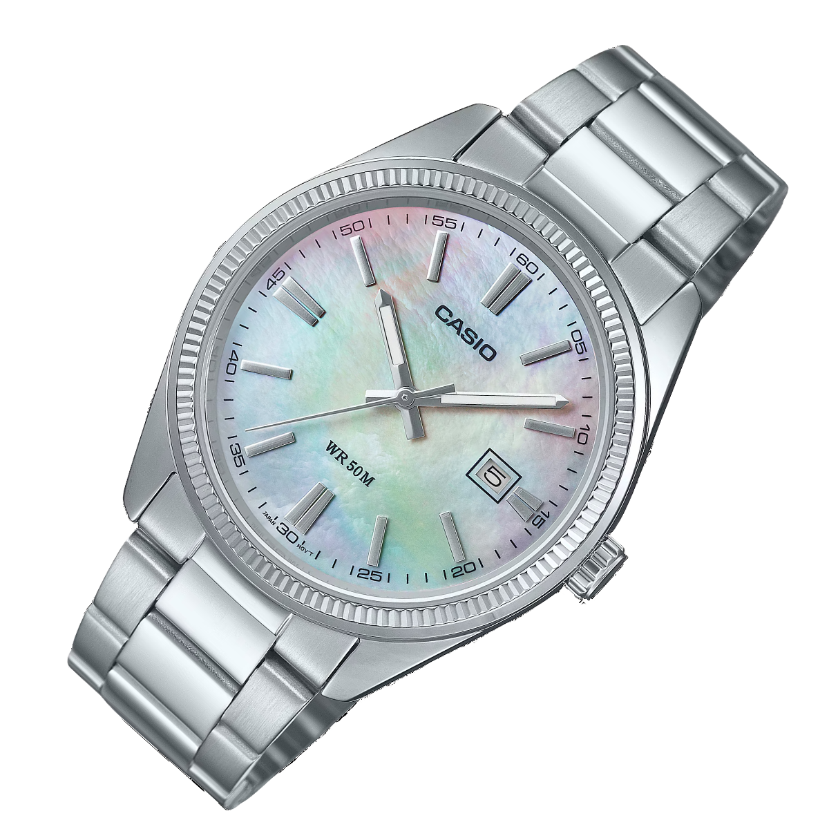 Casio Mpt Casio MTP-1302DS-7A | Mother of Pearl Dial Dress Watch