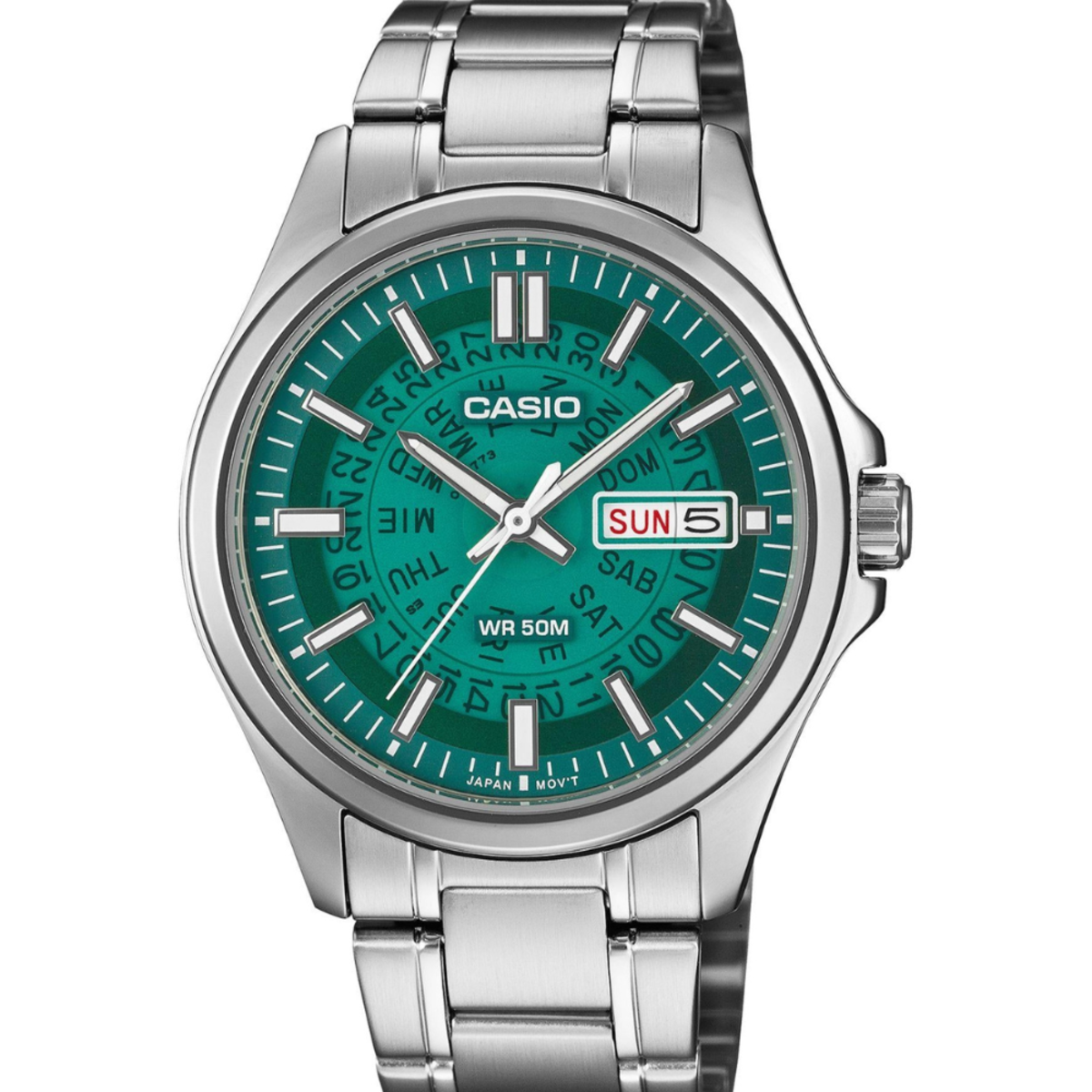 Casio Translucent Quartz Mens Watch MTP-E740-3A