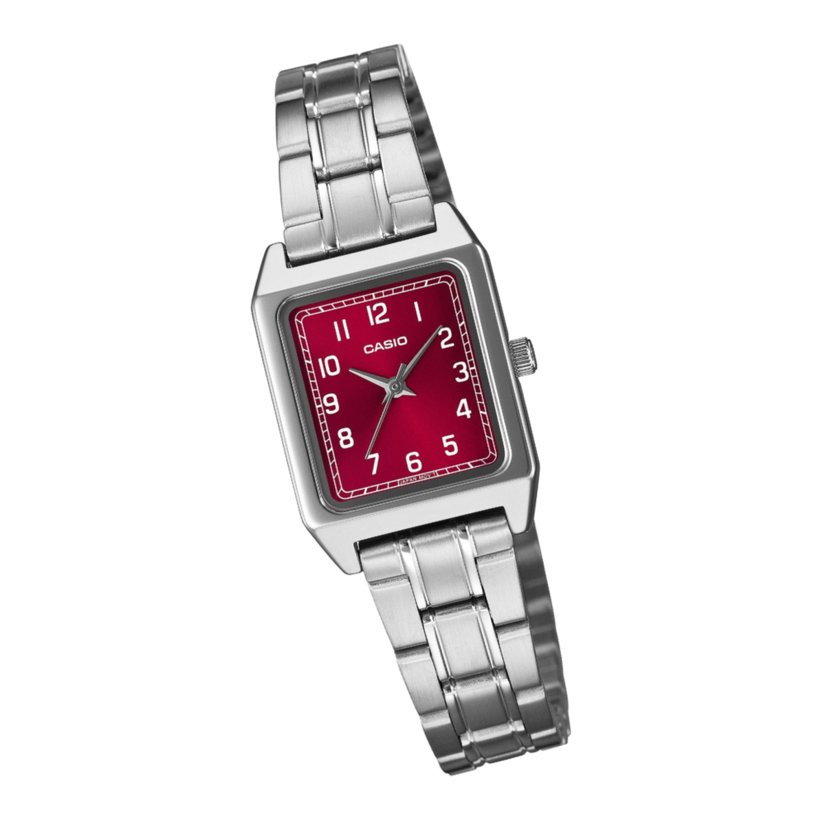 Casio Rectangular Red Dial Women's Watch LTP-B150DA-4B