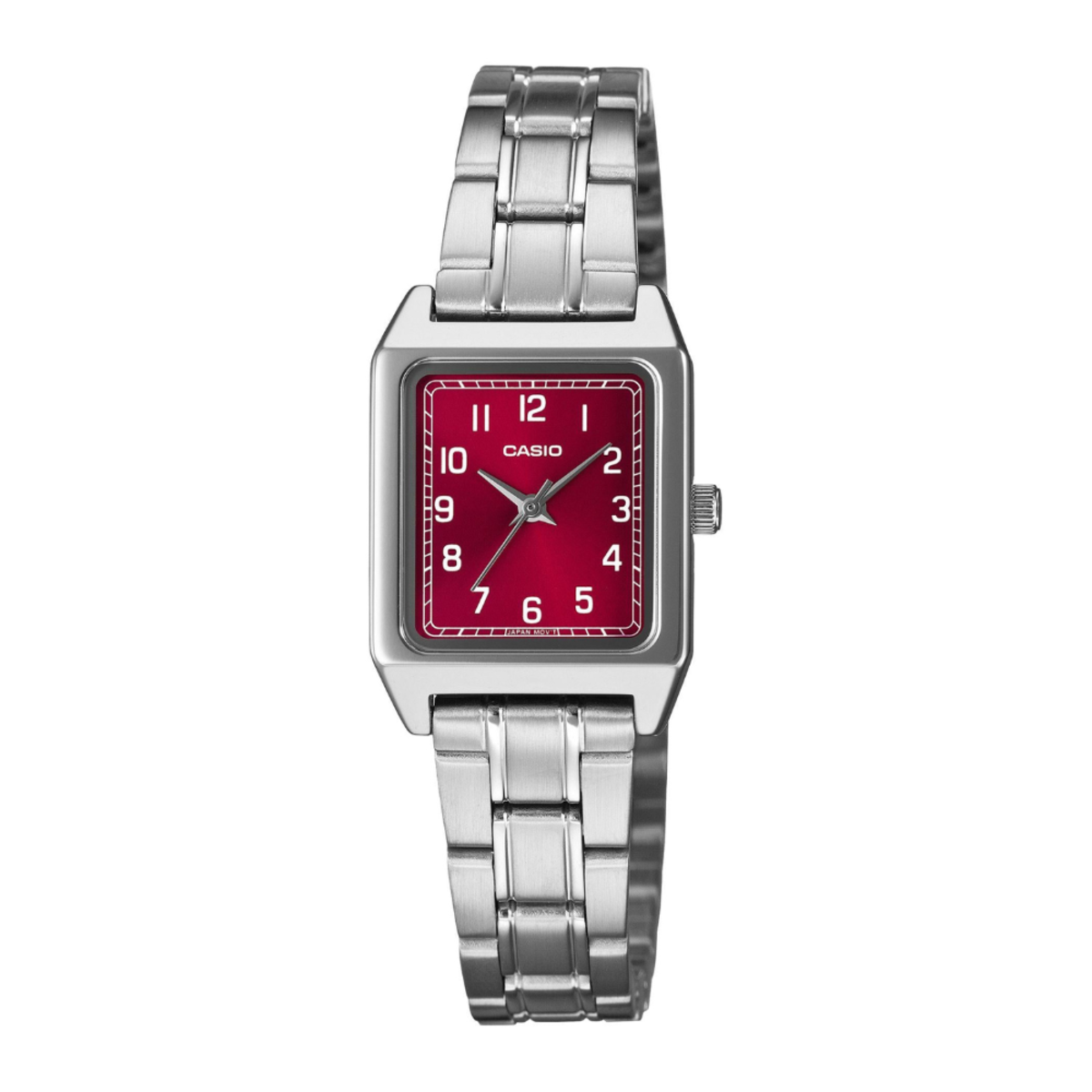 Casio Rectangular Red Dial Women's Watch LTP-B150DA-4B