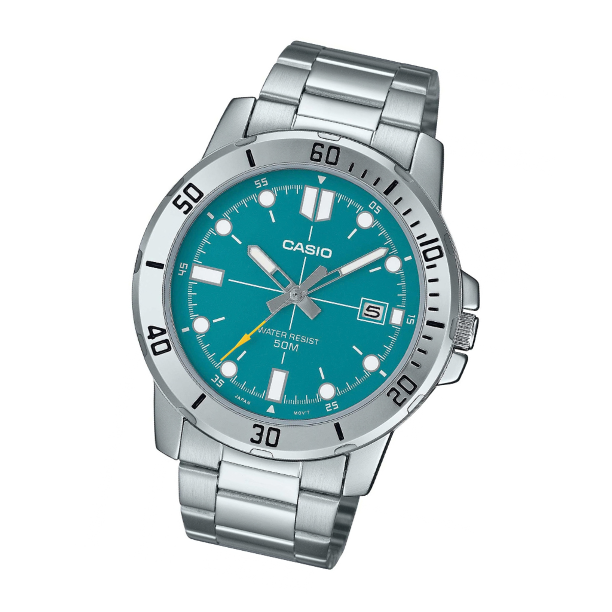 Casio Sporty Stainless Steel Men's Watch MTP-VD01D-3E2