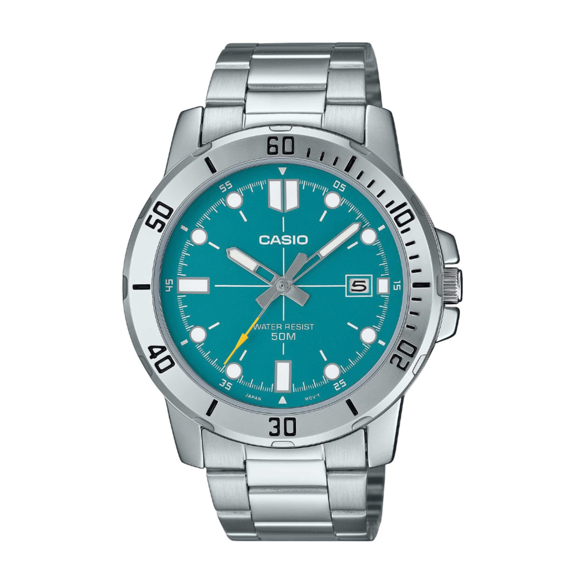 Casio Sporty Stainless Steel Men's Watch MTP-VD01D-3E2