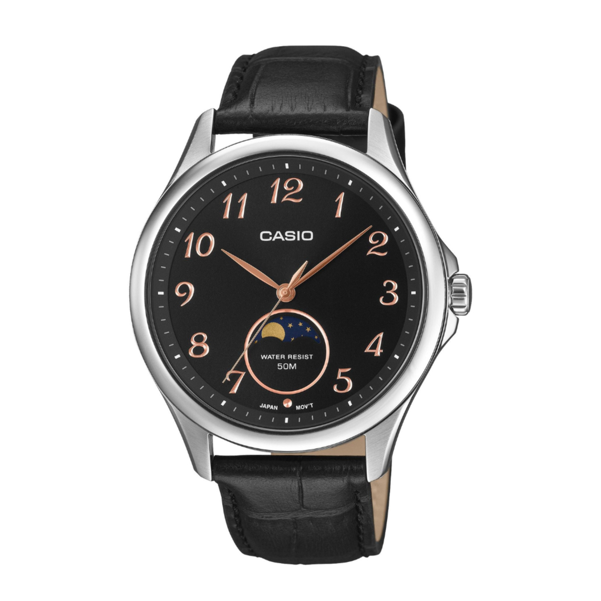 Casio Standard MTP-M110L-1A Moon Phase Men's Watch