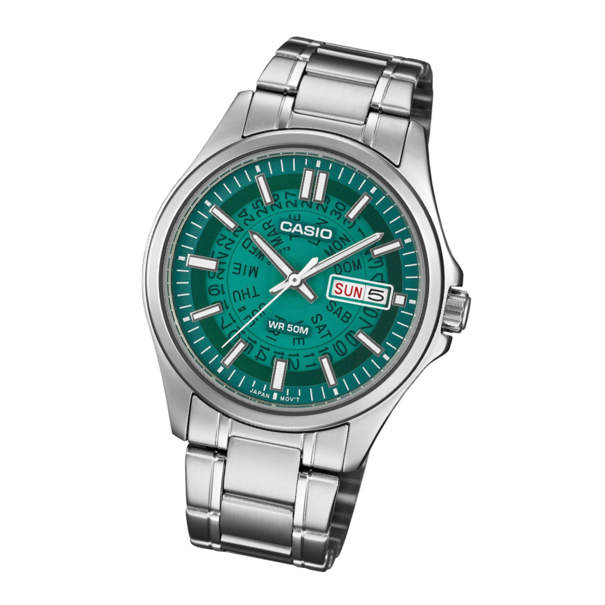 Casio Translucent Quartz Mens Watch MTP-E740-3A