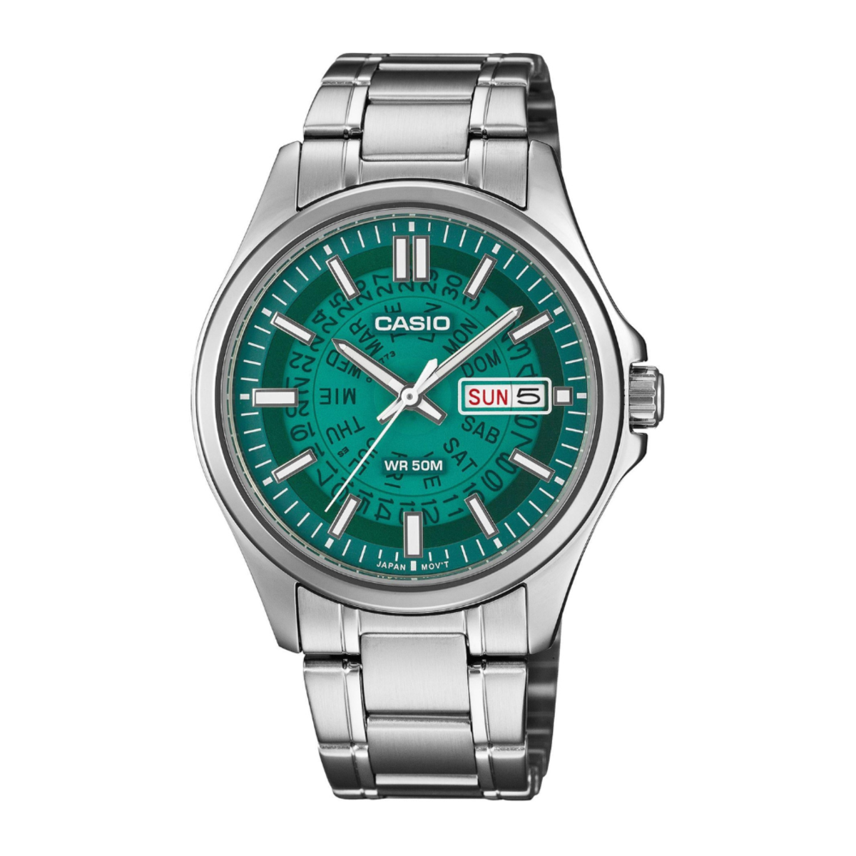 Casio Translucent Quartz Mens Watch MTP-E740-3A