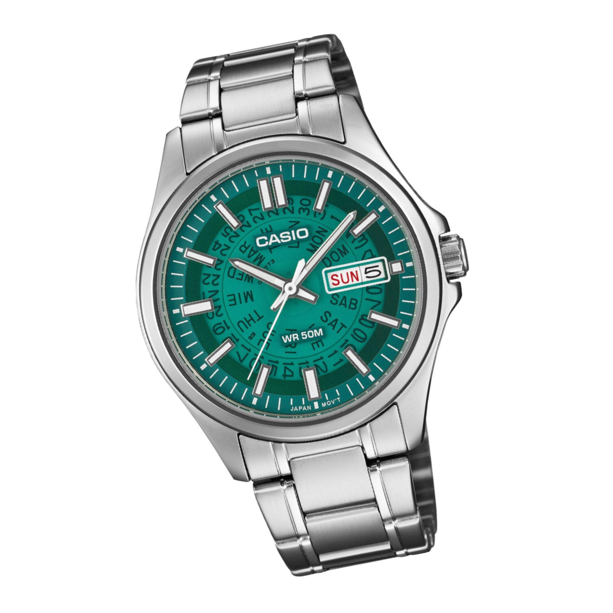 Casio Translucent Quartz Mens Watch MTP-E740-3A