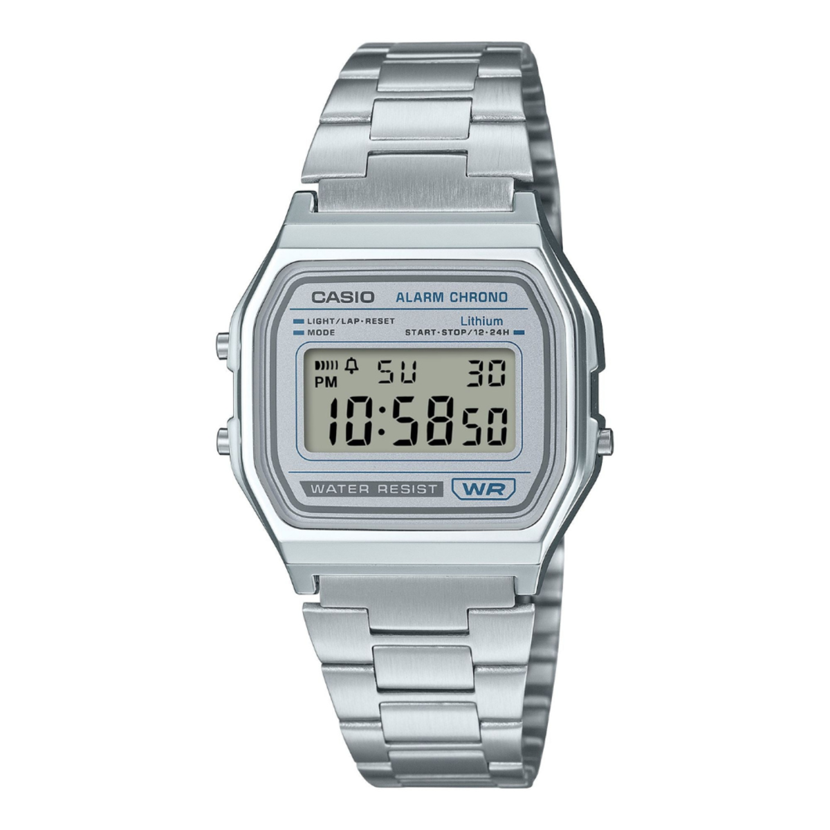 Casio Vintage Alarm Digital Watch A158WEA-7D