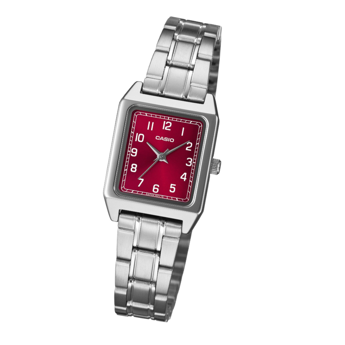 Casio Rectangular Red Dial Women's Watch LTP-B150DA-4B