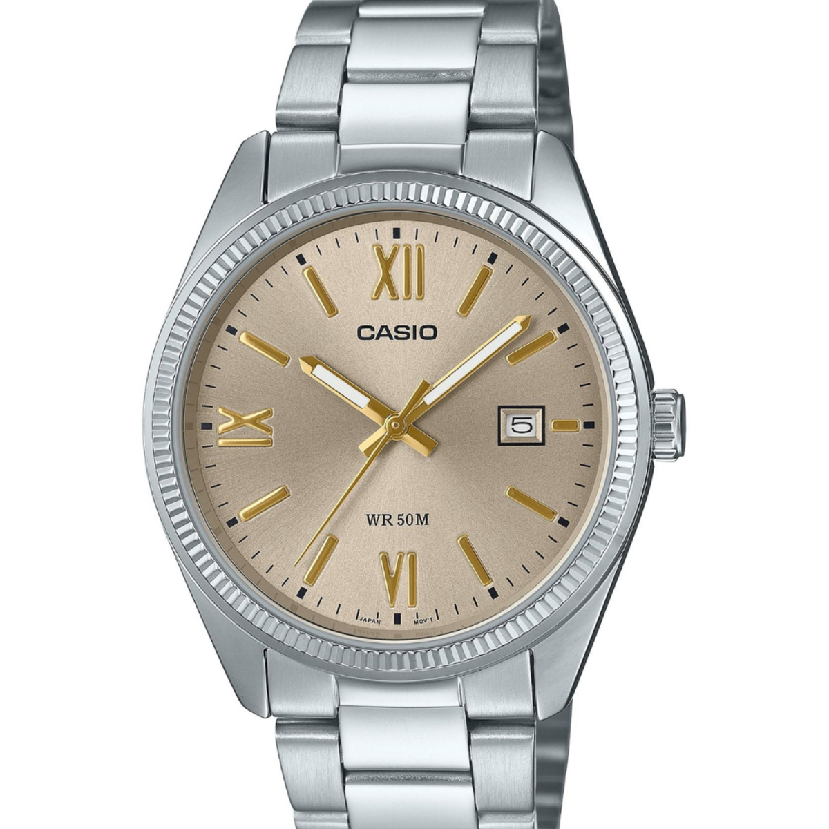 Casio Quartz MTP-1302DD-9AV MTP-1302DD-9 MTP-1302DD-9A Champagne Dial Casual Watch