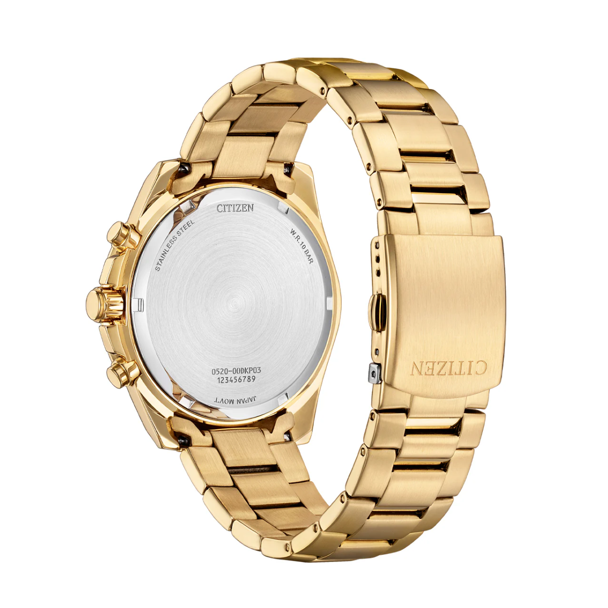 Citizen AN8233-51E Quartz Chronograph: Sporty Black Dial Steel