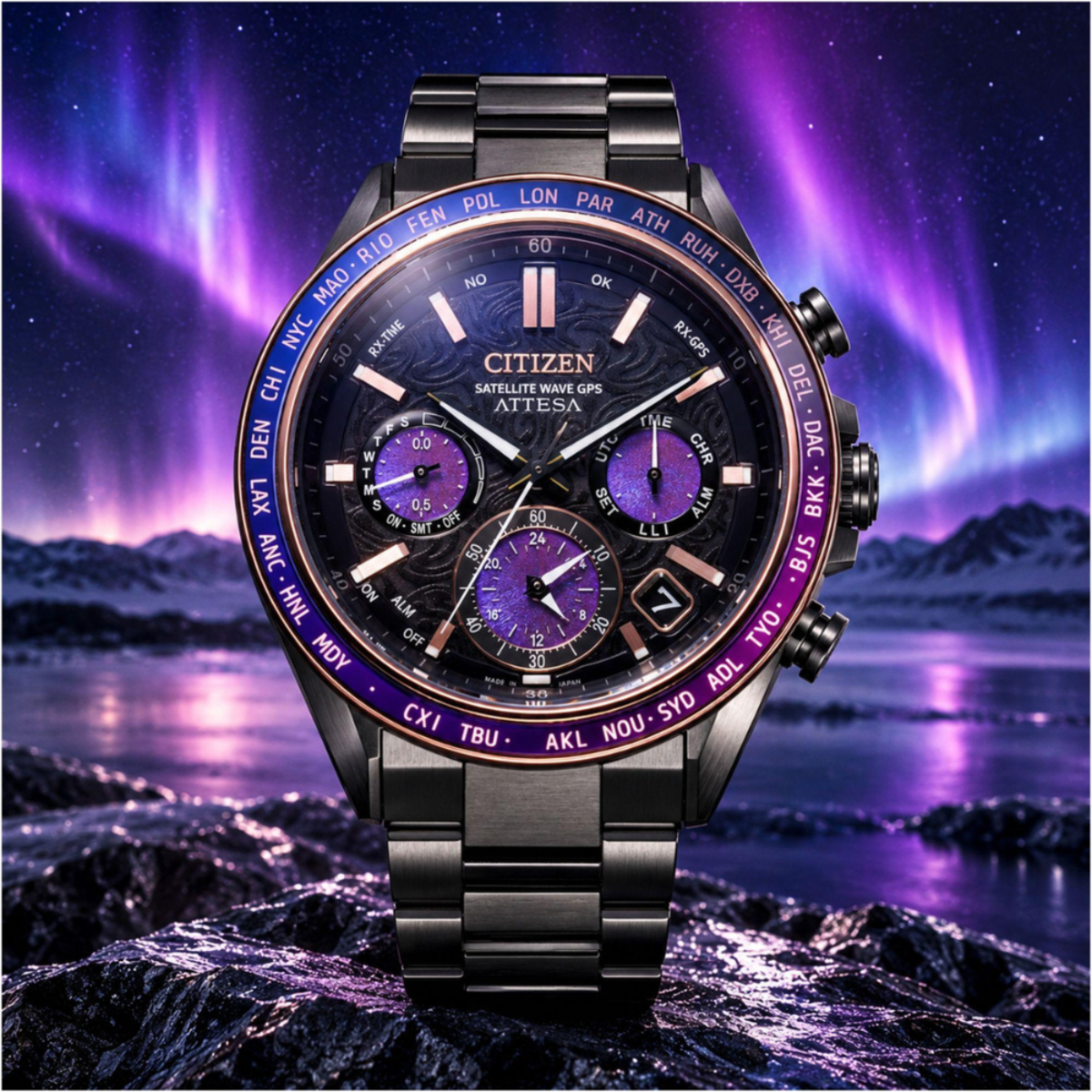 Citizen Attesa Satellite Wave GPS Super Titanium Watch CC4085-81Z