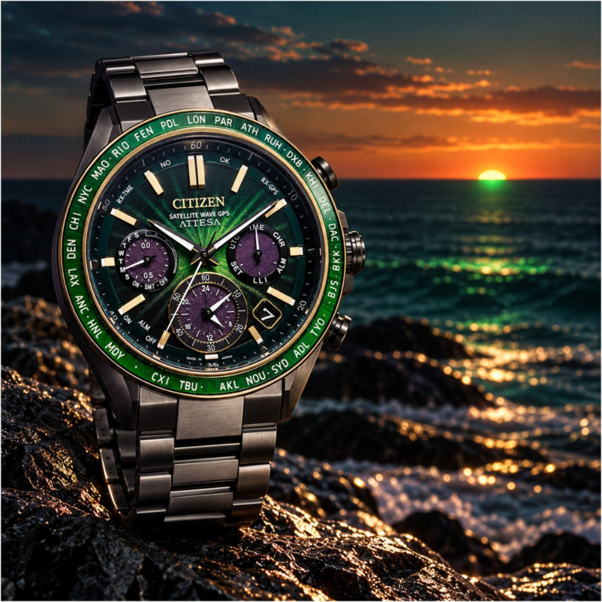 Citizen Attesa Satellite Wave GPS Super Titanium Limited Edition Watch CC4084-83Z