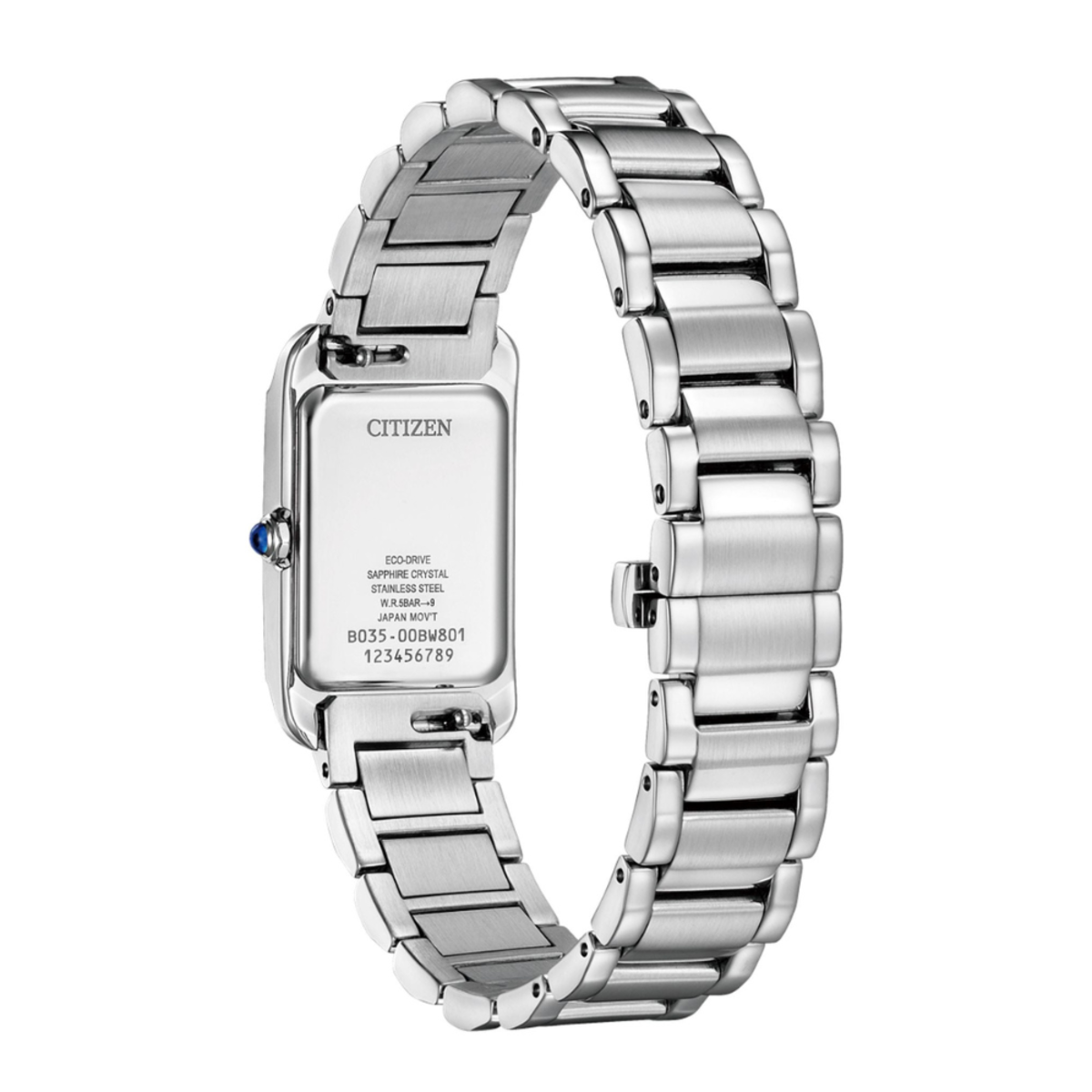 Citizen Eco-Drive L Elegant Rectangular Watch EW5620-55N