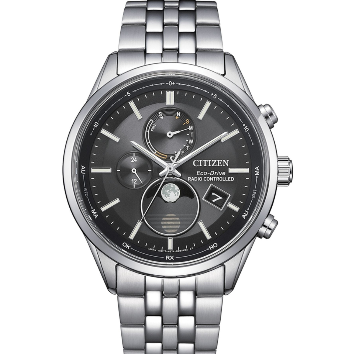 Citizen Tsuki-yomi BY1030-50E | Eco-Drive Radio-Controlled Moon Phase