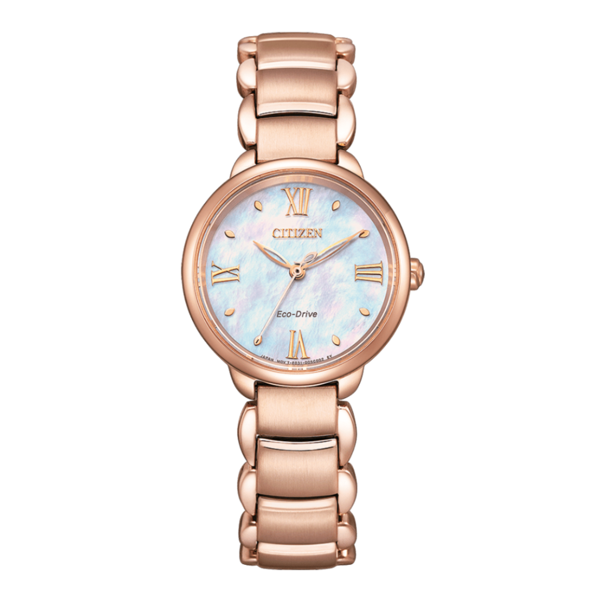 Citizen EM0928-84D L Round Ladies Watch | Mother of Pearl Dial