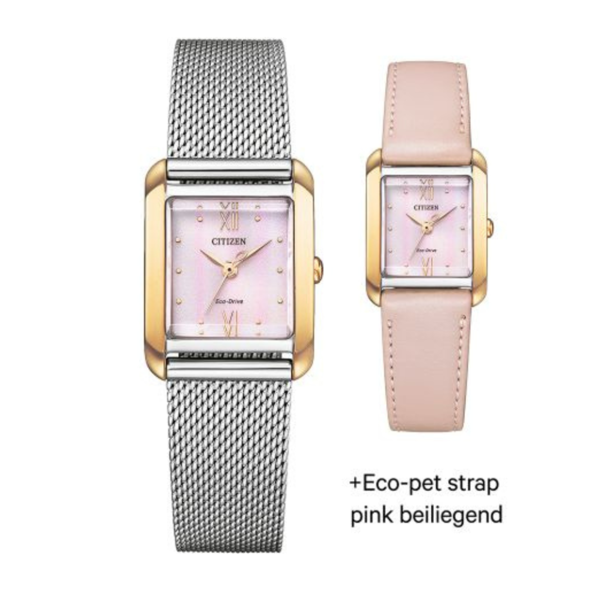 Citizen L Series EW5596-66X Women’s Eco-Drive Watch Pink Stardust