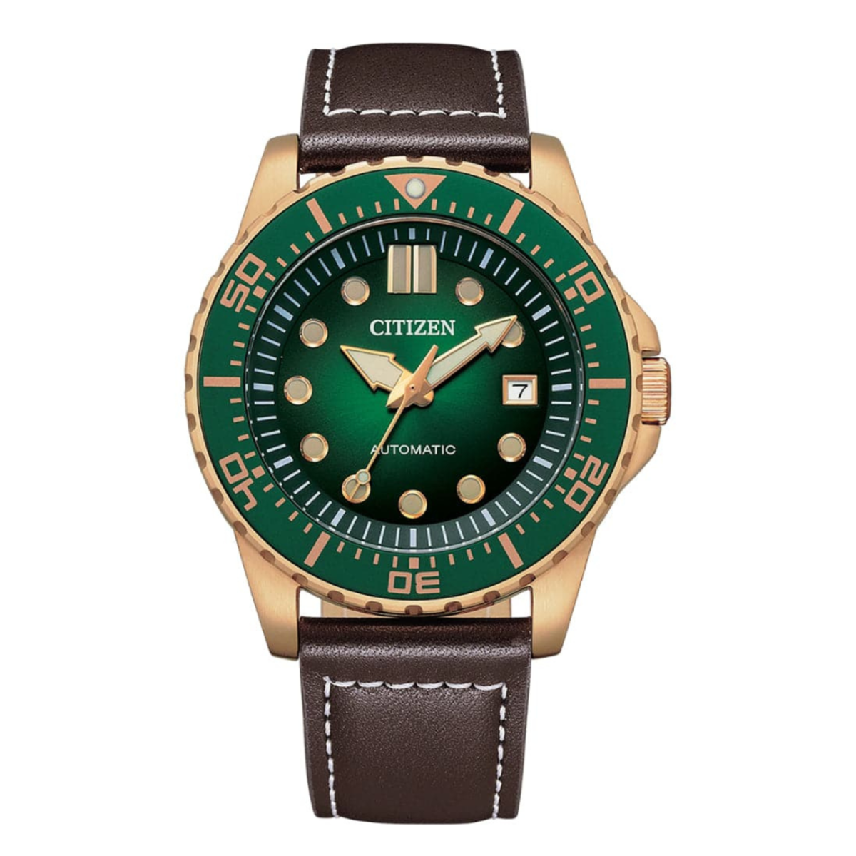Citizen Mechanical Automatic NJ0173-18X Green Dial Men's Watch