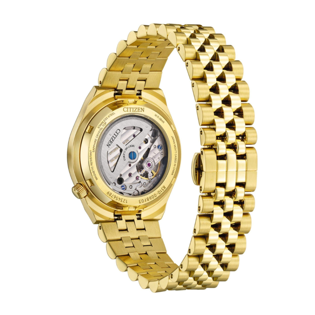 Citizen General | Mini Tsuyosa 60 Automatic Gold Tone Watch NK0032-56A