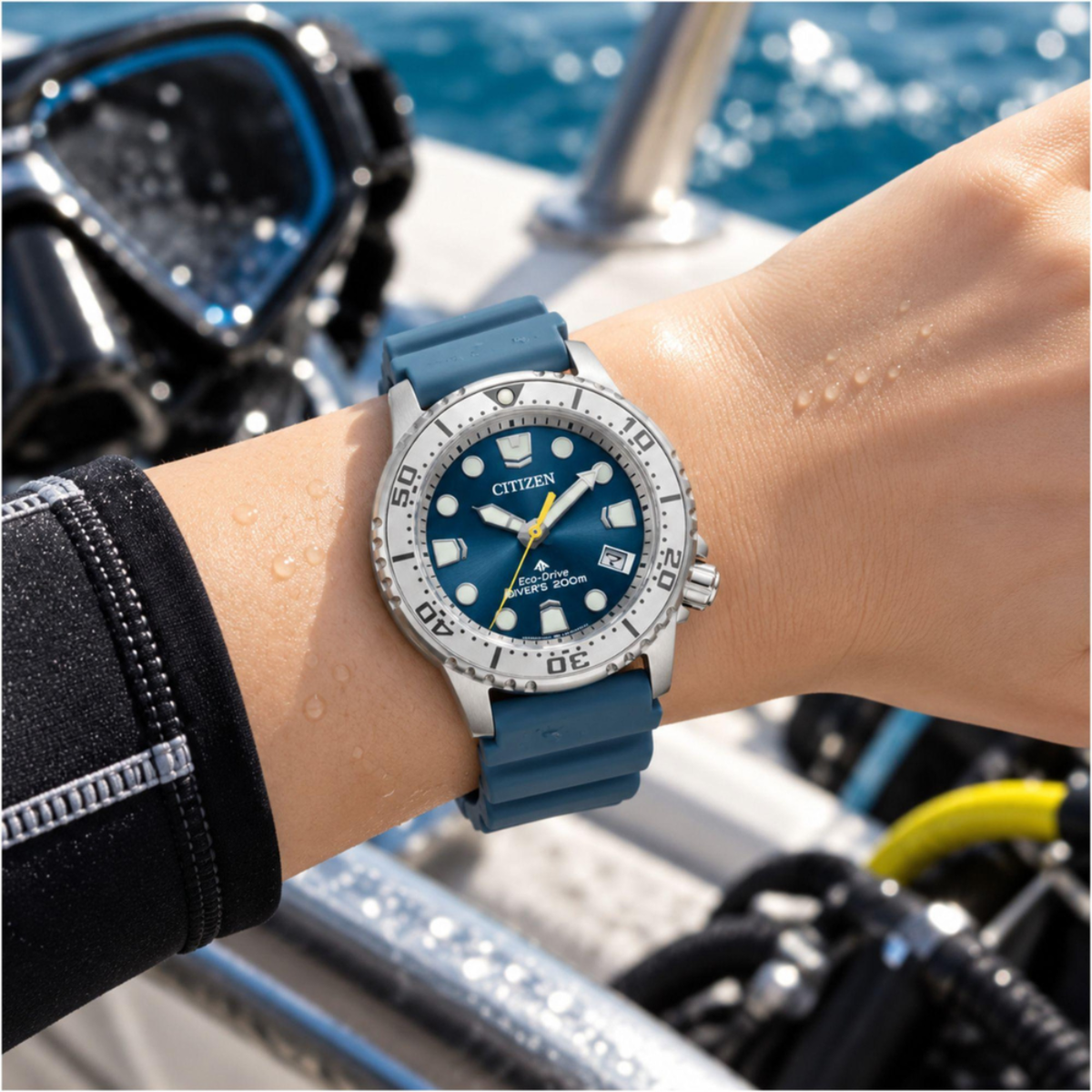 Citizen Promaster Eco-Drive Mini Marine Women's Watch EO2027-09L