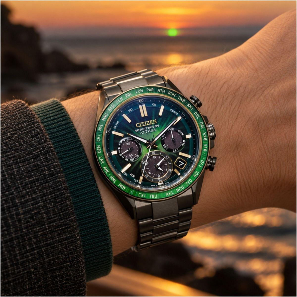 Citizen Attesa Satellite Wave GPS Super Titanium Limited Edition Watch CC4084-83Z