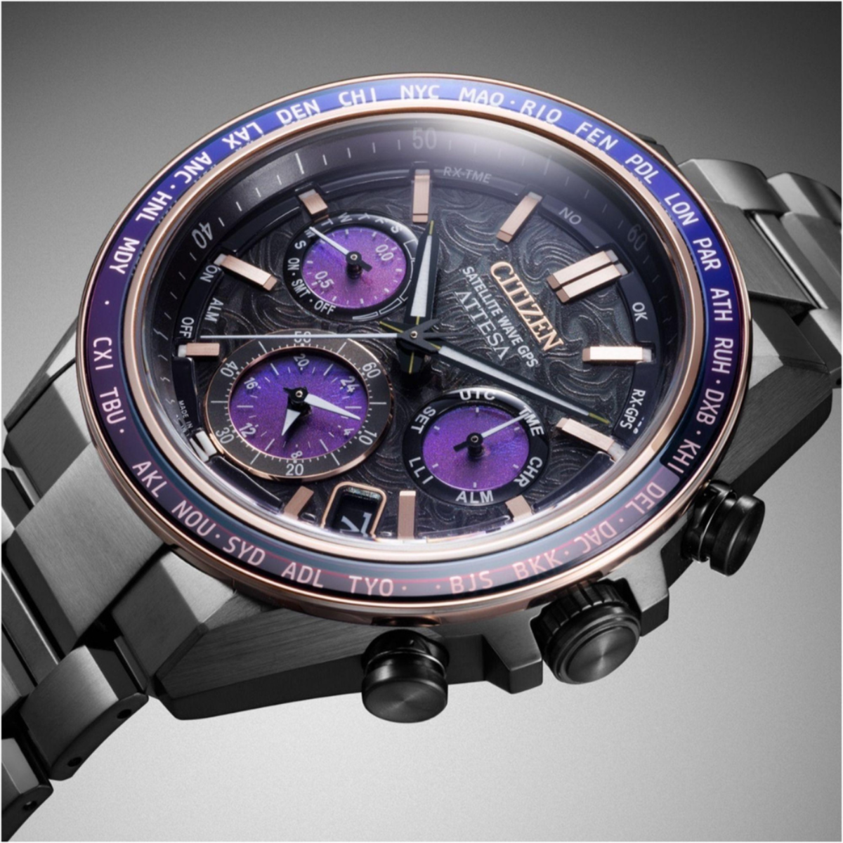 Citizen Attesa Satellite Wave GPS Super Titanium Watch CC4085-81Z