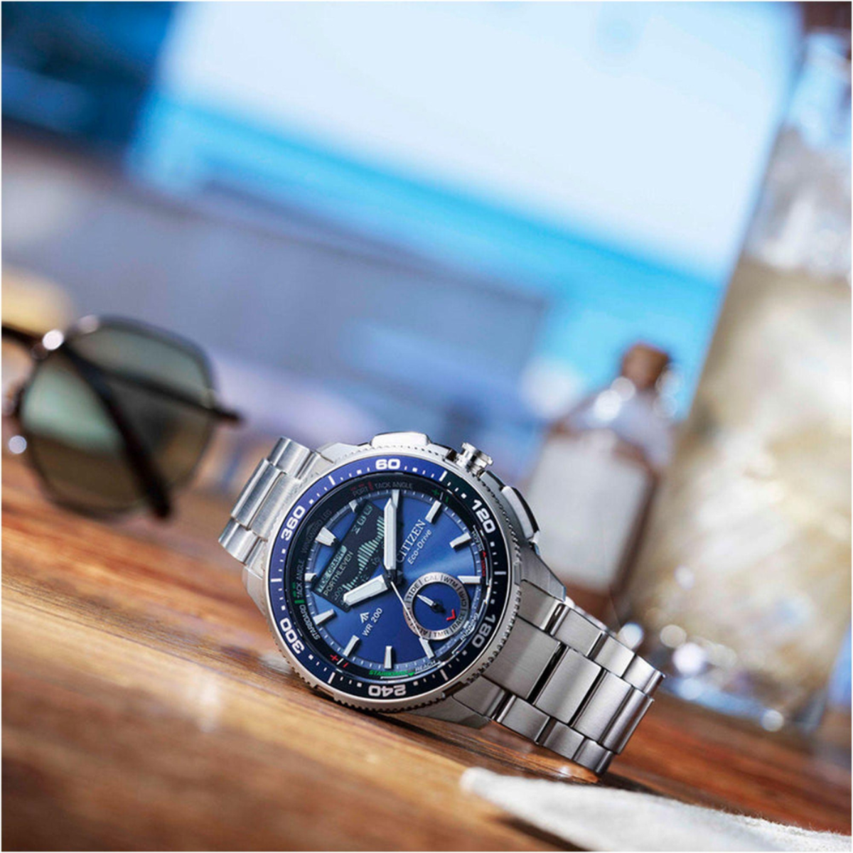 Citizen Promaster Wave Tracker Eco-Drive Yachting Combination Watch JV3006-50L