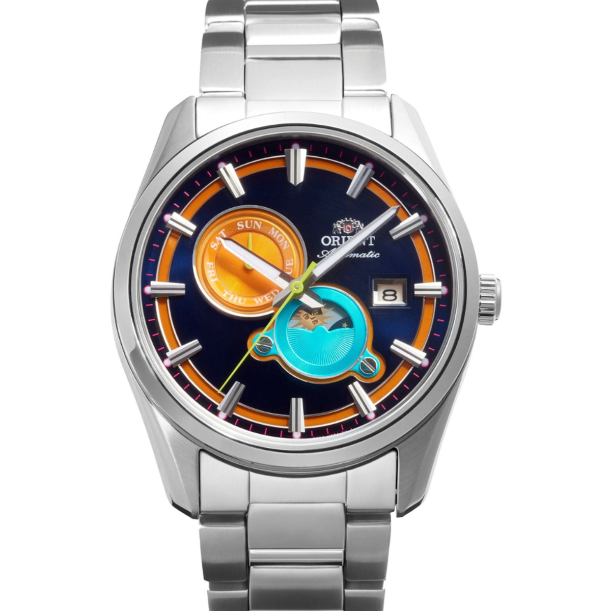 Orient Stretto Sun and Moon  RA-AK0316L Automatic Watch