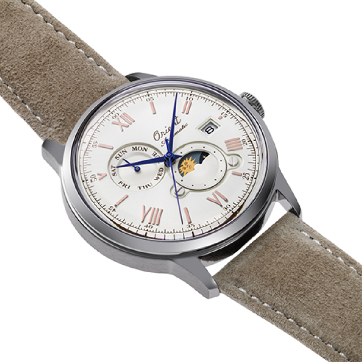 Orient Bambino Sun Moon RA-AK0808S Limited Edition 75th Anniversary Mens Watch