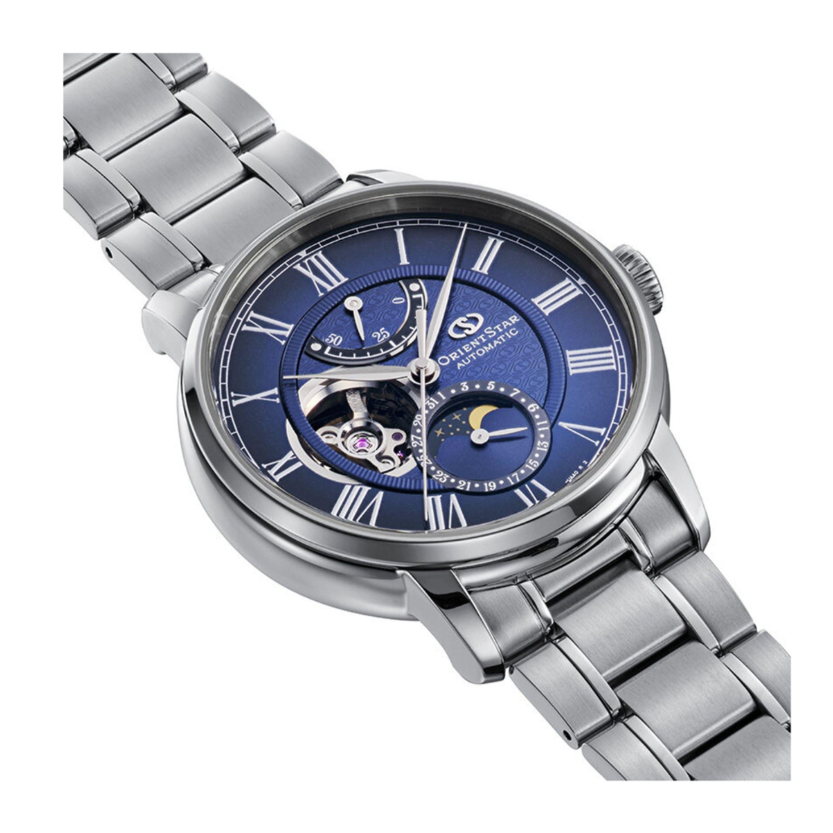 Orient Star Classic M45 Mechanical Moon Phase Watch RE-BT0006L
