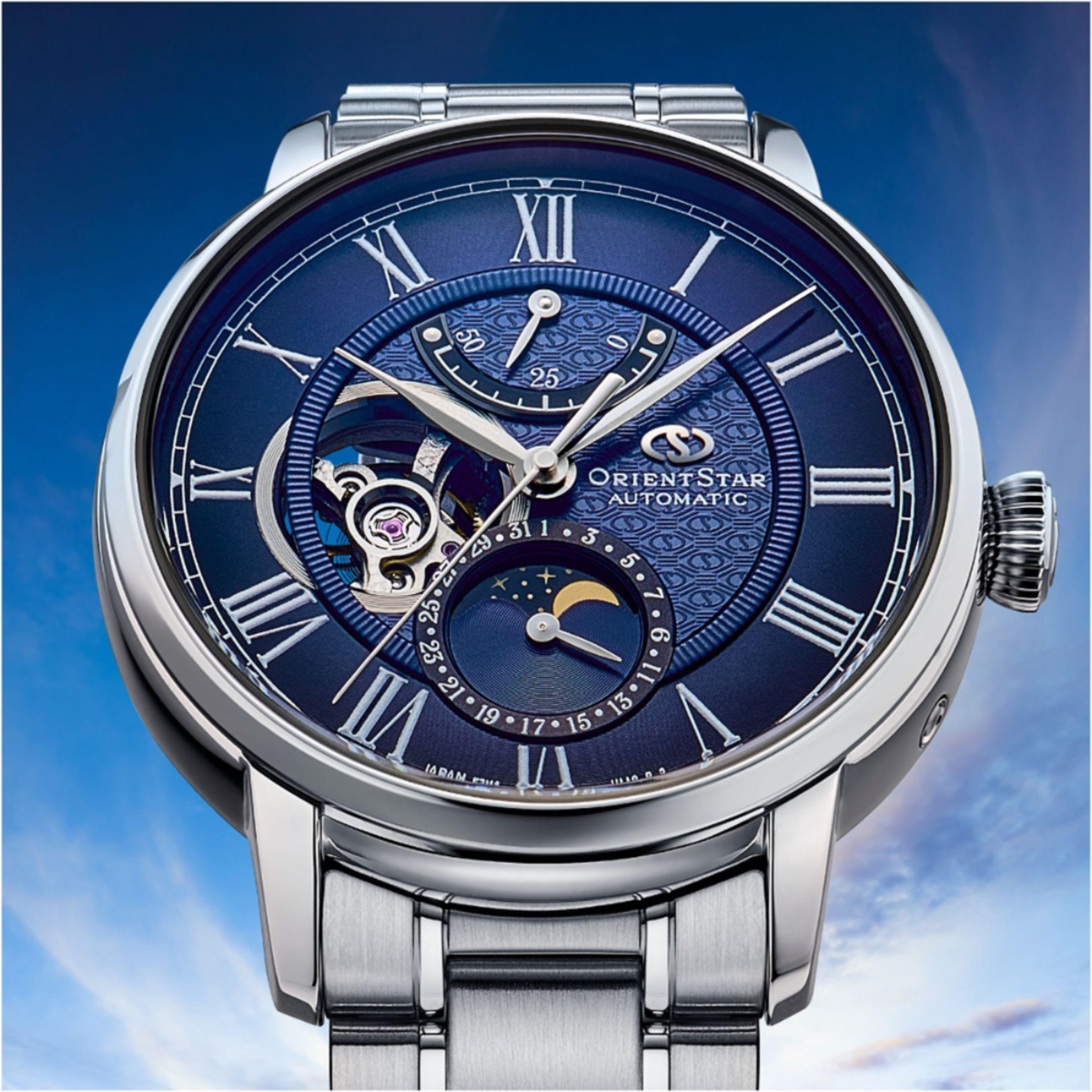 Orient Star Classic M45 Mechanical Moon Phase Watch RE-BT0006L