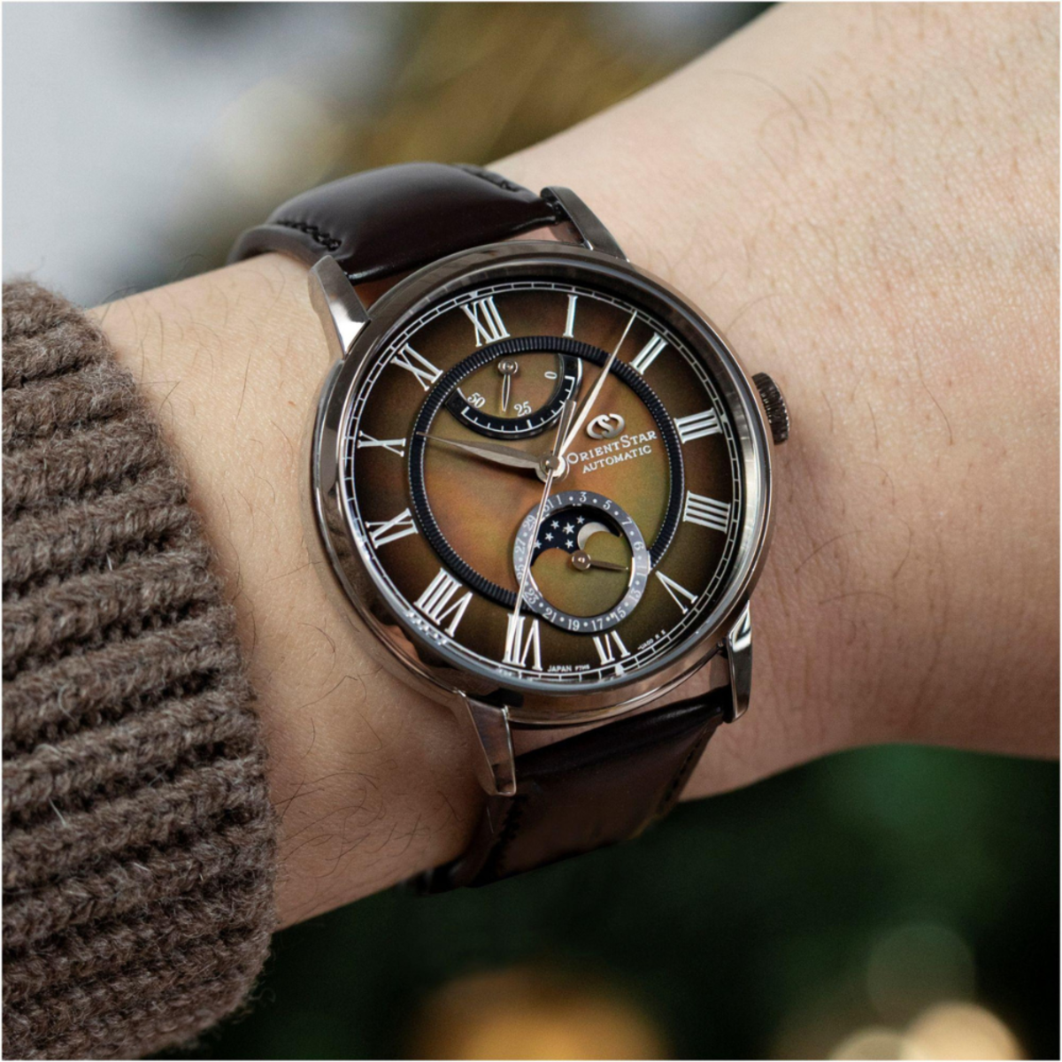 Orient Star M45 F7 Mechanical Moon Phase Autumn Breeze Limited Edition RE-AY0121A