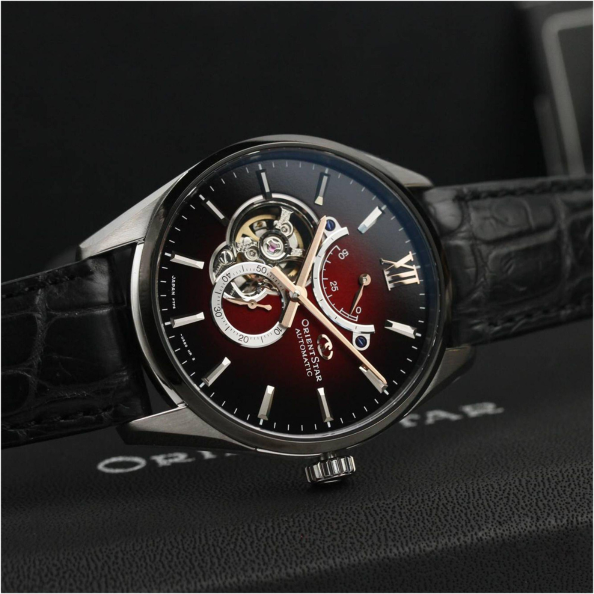 Orient Star Contemporary Semi-Skeleton Automatic Watch RE-HJ0004R