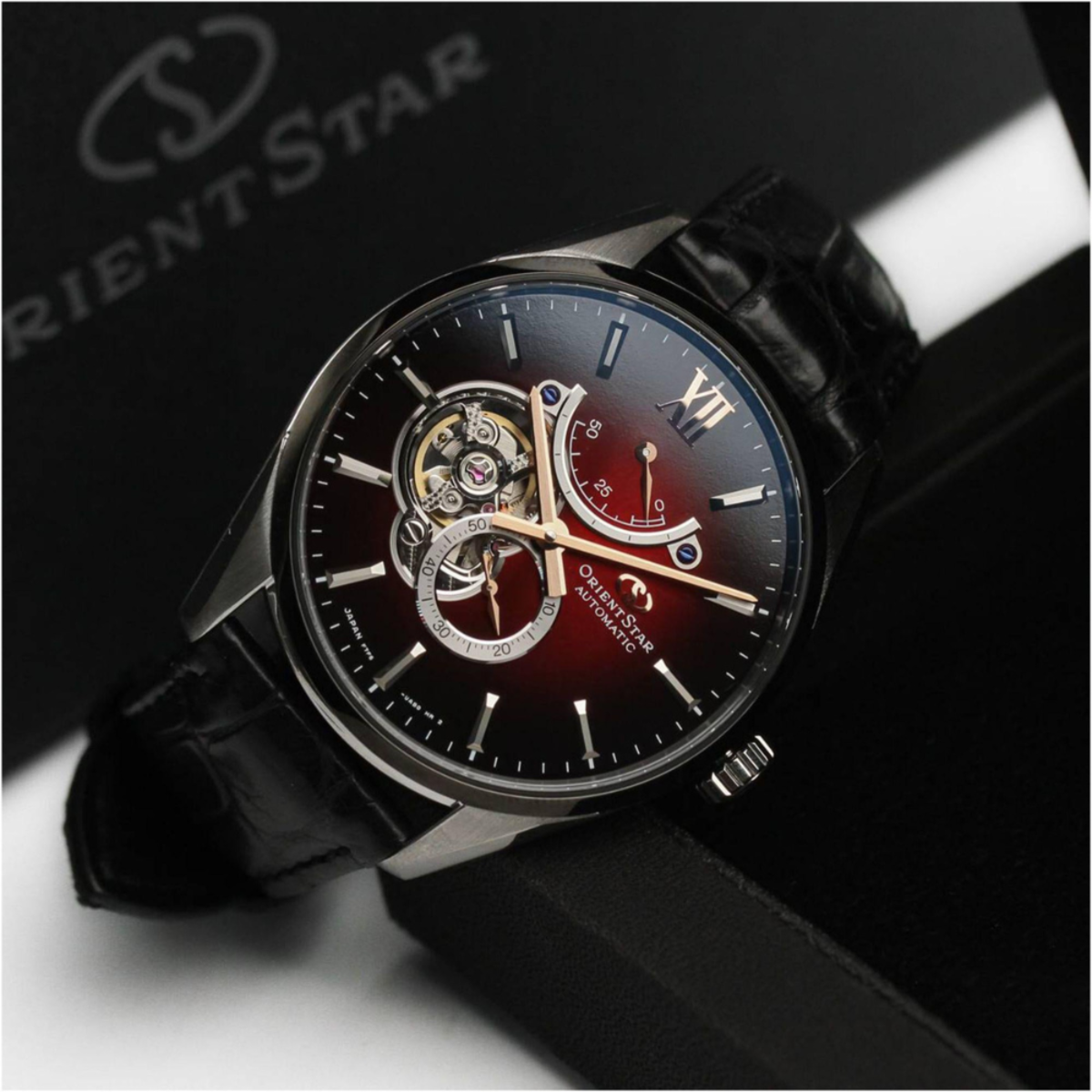 Orient Star Contemporary Semi-Skeleton Automatic Watch RE-HJ0004R
