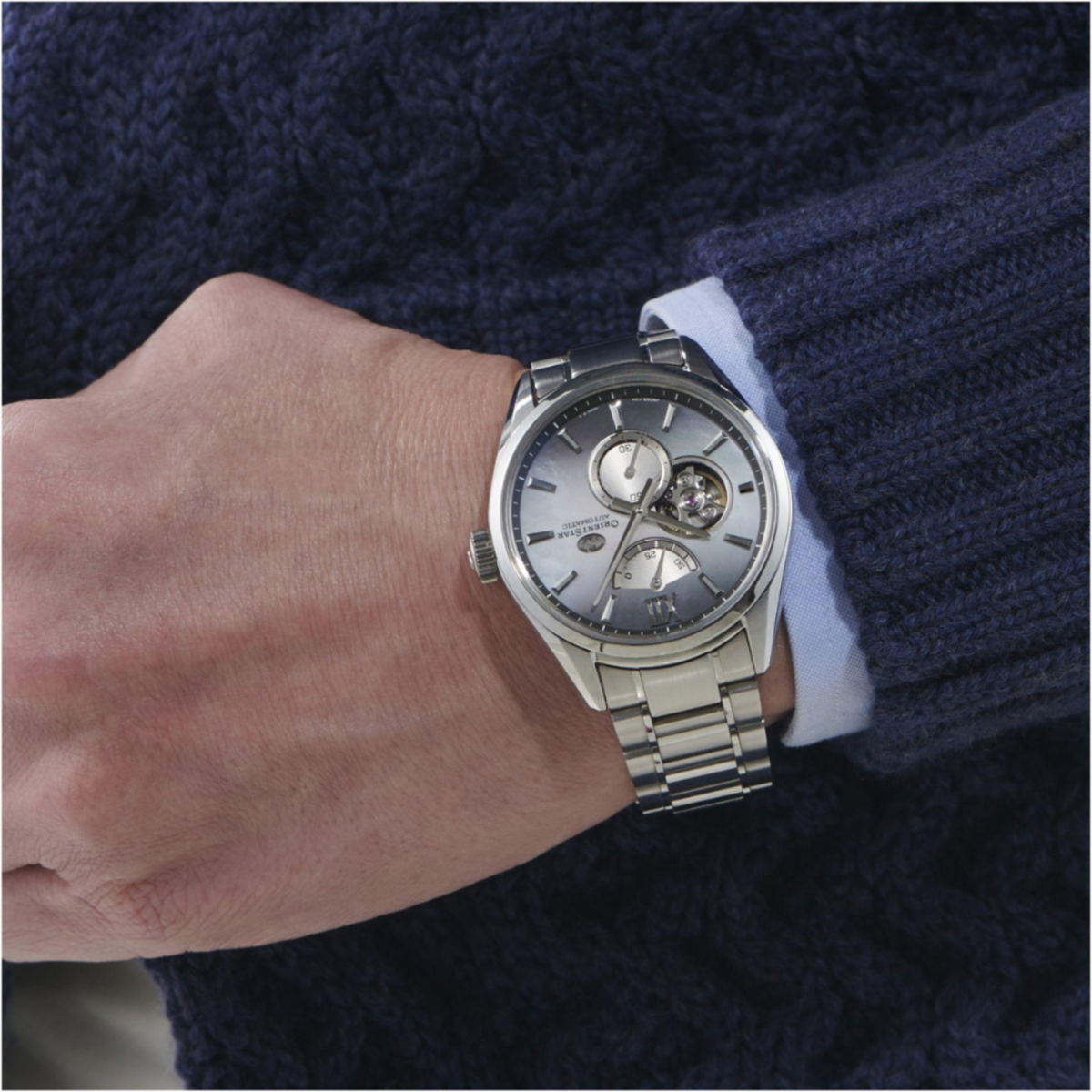 Orient Star M34 F7 Semi-Skeleton Aurora Mother of Pearl Limited Edition RE-BY0009A