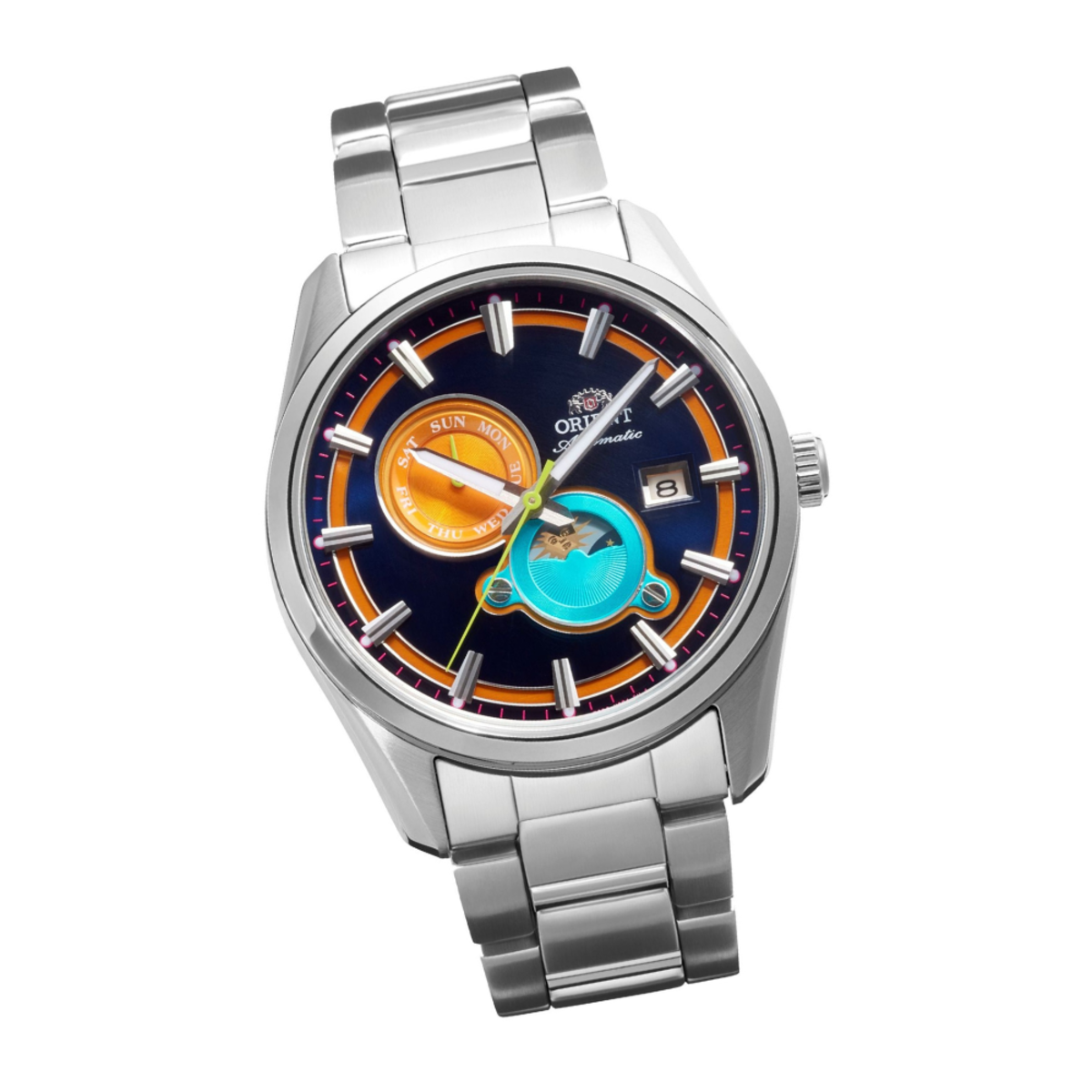 Orient Stretto Sun and Moon  RA-AK0316L Automatic Watch
