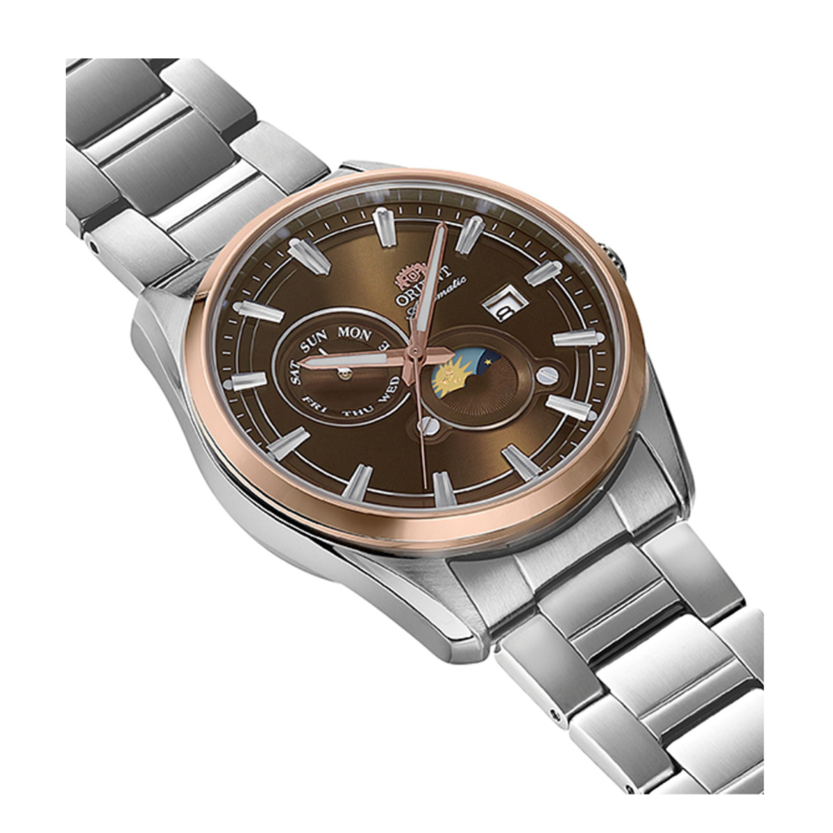 Orient Stretto Sun and Moon RA-AK0313Y Automatic Watch