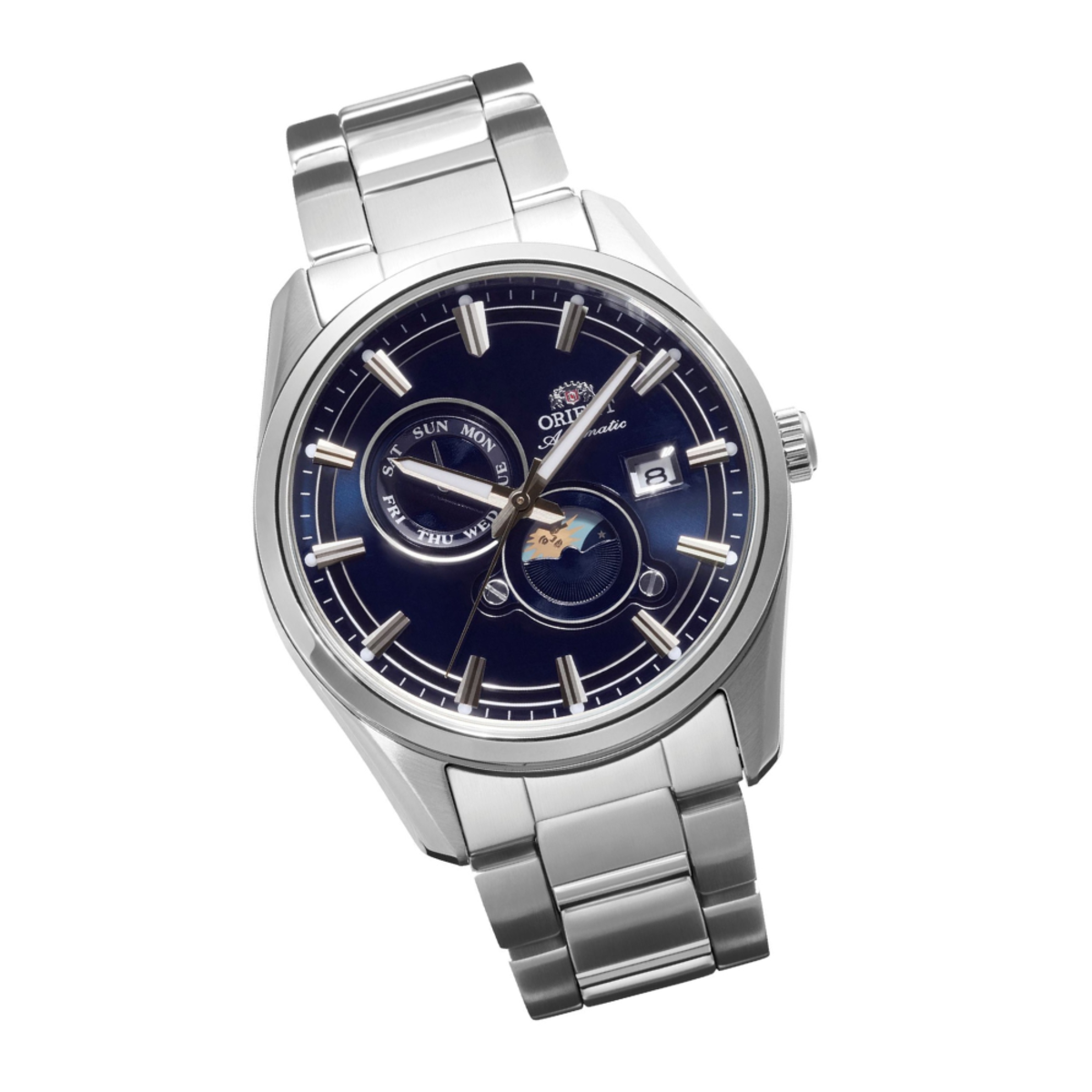Orient Contemporary "Stretto" Sun and Moon Automatic RA-AK0315L Watch