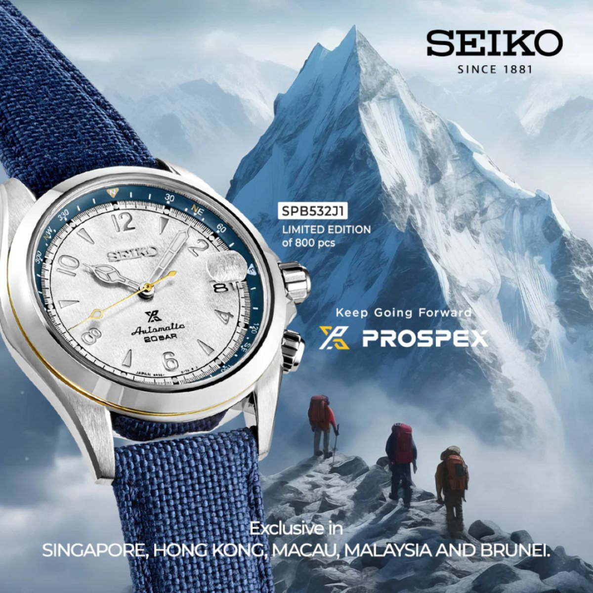 Seiko SPB532J SPB532J1 Prospex Alpinist Limited Edition Automatic Watch
