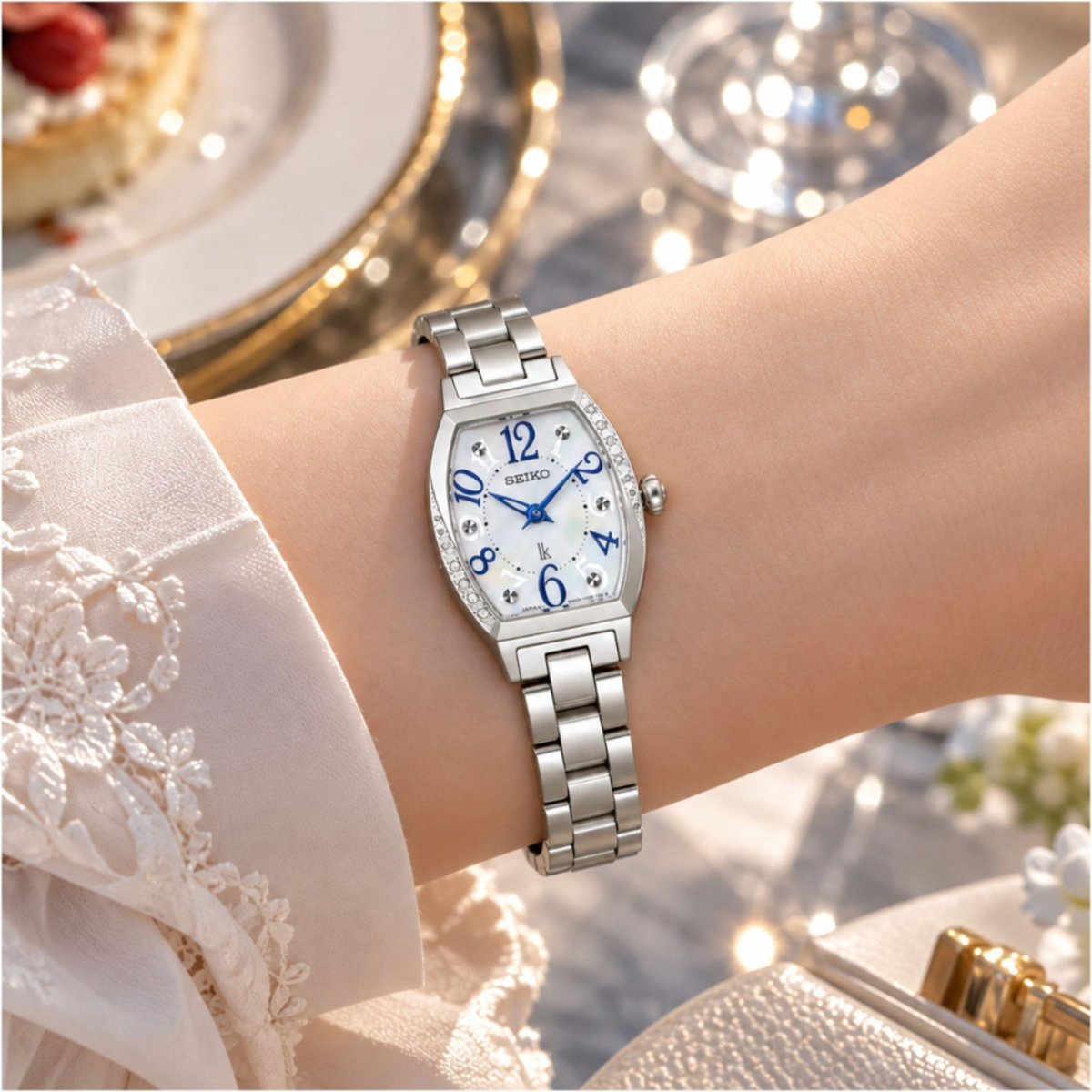 Seiko Lukia Happy Blossoms Tonneau Women's SSWA015 SSWA015J Watch