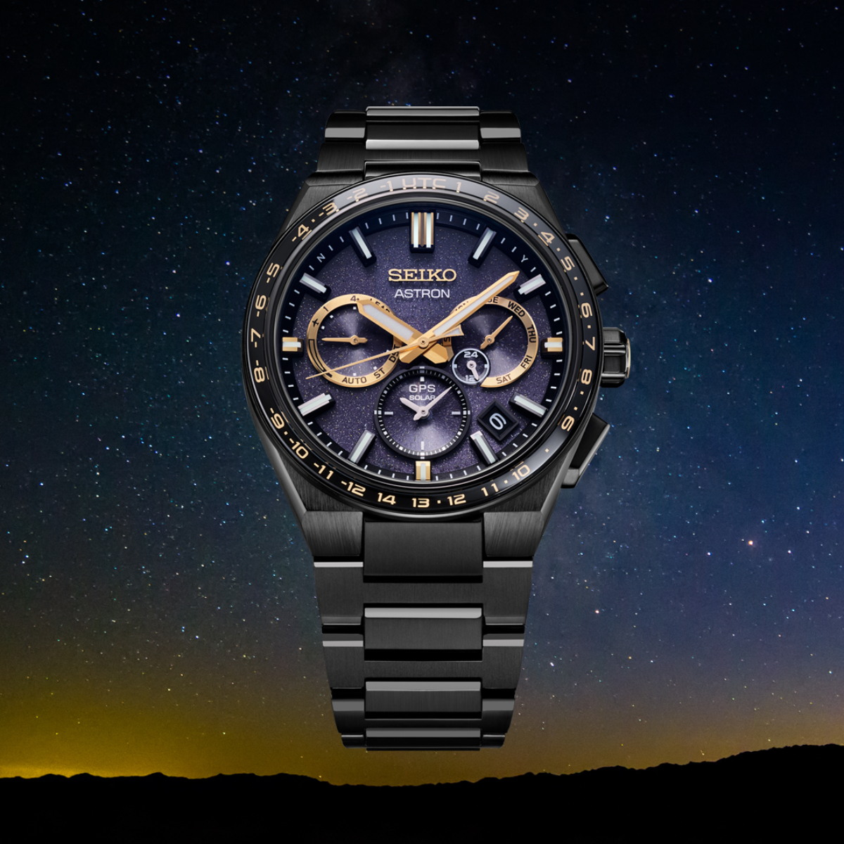 Seiko Astron GPS Solar Dual Time Limited Edition Titanium SSH145J1