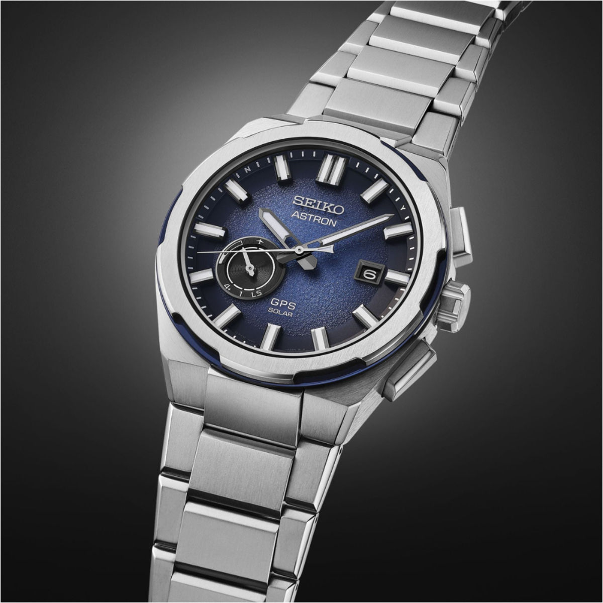 Seiko Astron GPS Solar Nexter Series "Earth Blue" Titanium Watch SSJ023J1