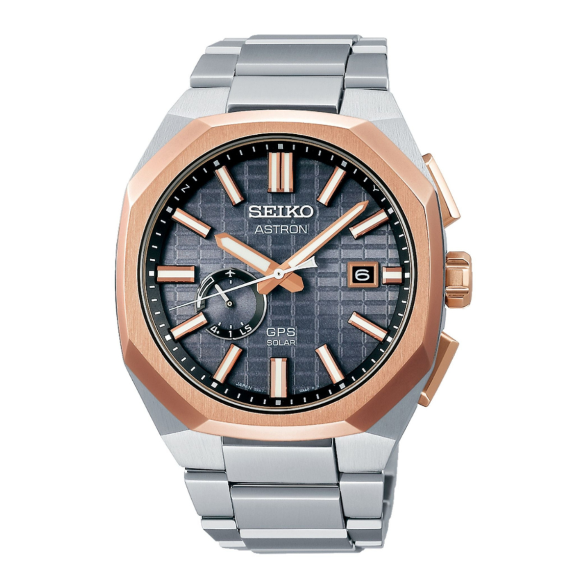 Seiko Astron GPS Solar "New Future" Hexagon Titanium Watch SSJ014J1