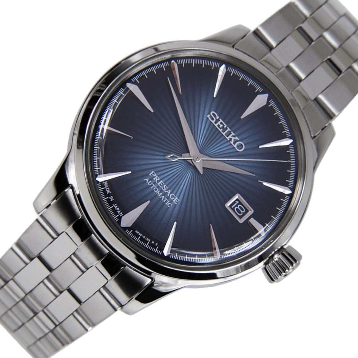 Seiko Presage Cocktail Time Automatic Blue Dial SRPB41J1 Men's Watch