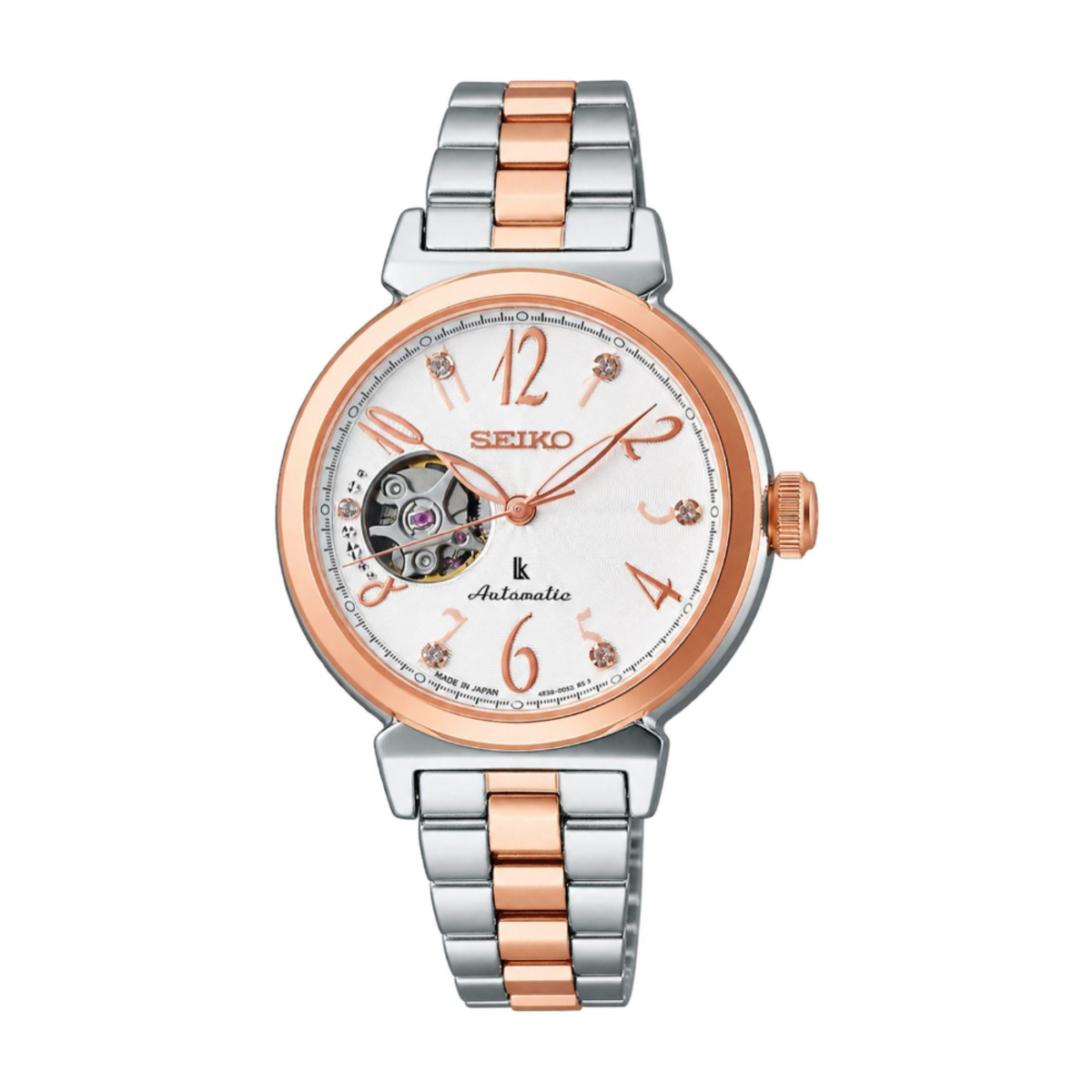 Seiko Lukia Essential Collection Open-Heart Women's Automatic Watch SVM060 SVM060J