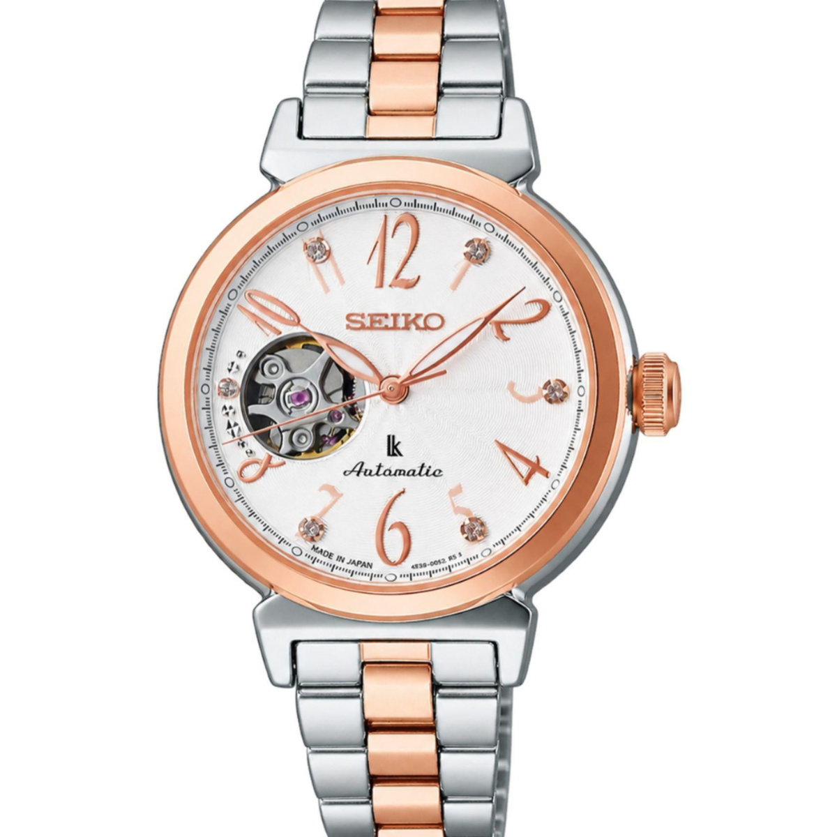 Seiko Lukia Essential Collection Open-Heart Women's Automatic Watch SVM060 SVM060J