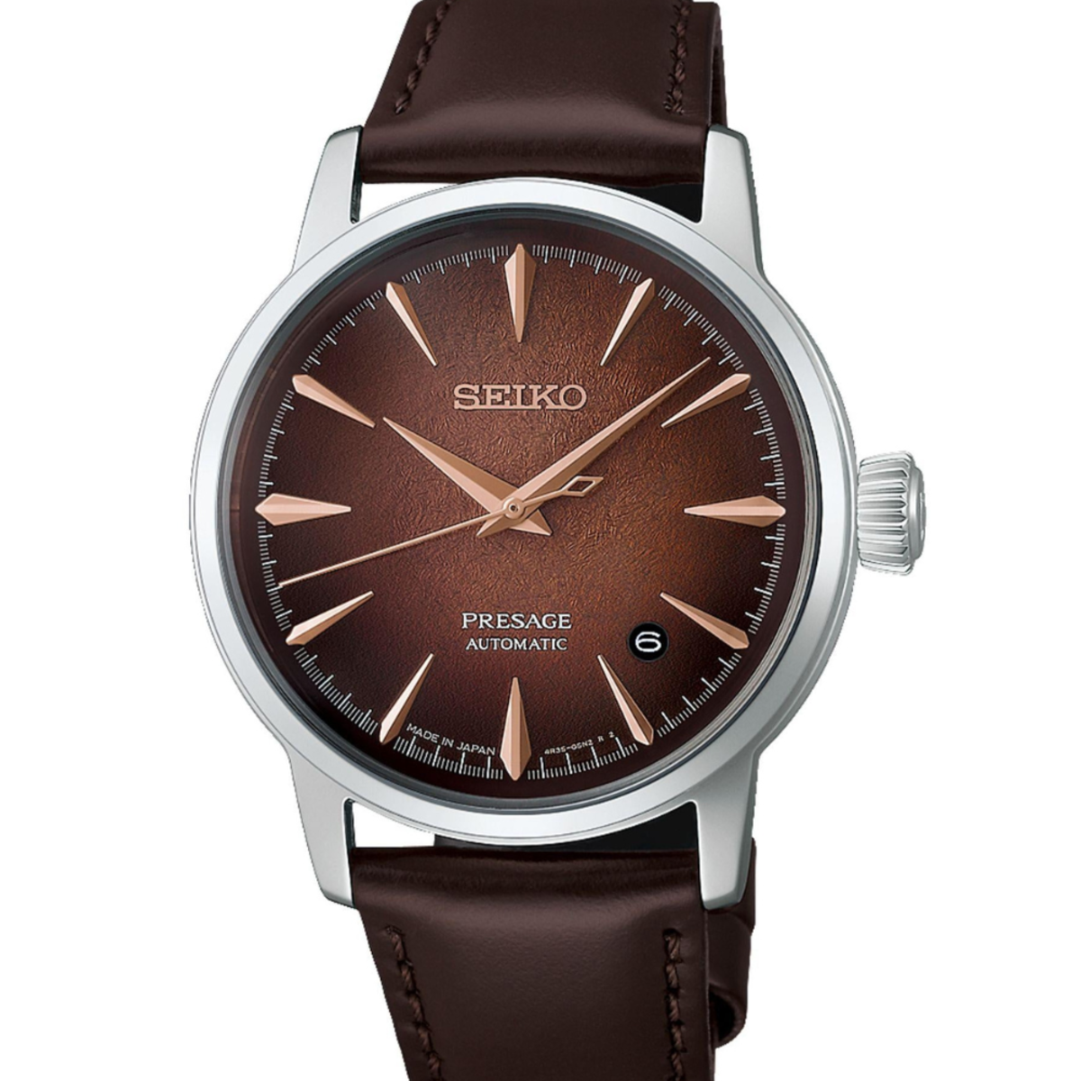 Seiko Presage Cocktail HCB003J1 Time Whisky Mist Automatic Watch