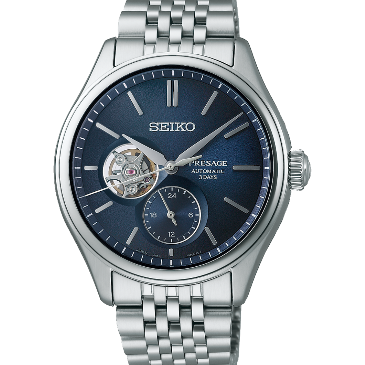Seiko SPB527J1 Presage Classic Open Heart Watch