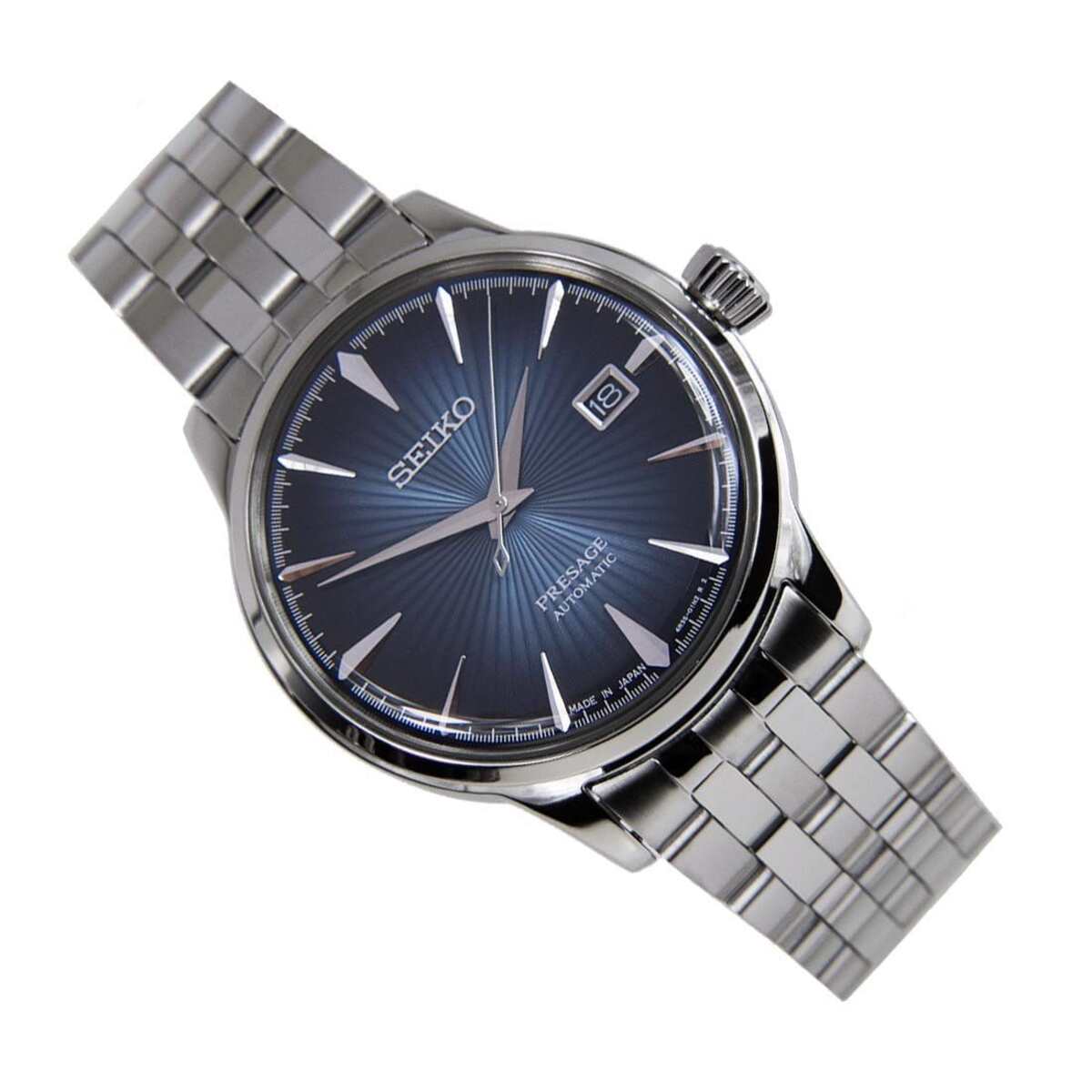 Seiko Presage Cocktail Time Automatic Blue Dial SRPB41J1 Men's Watch