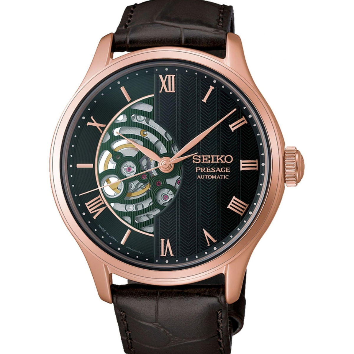 Seiko Presage Japanese Garden Semi-Skeleton HCB007J1 Watch