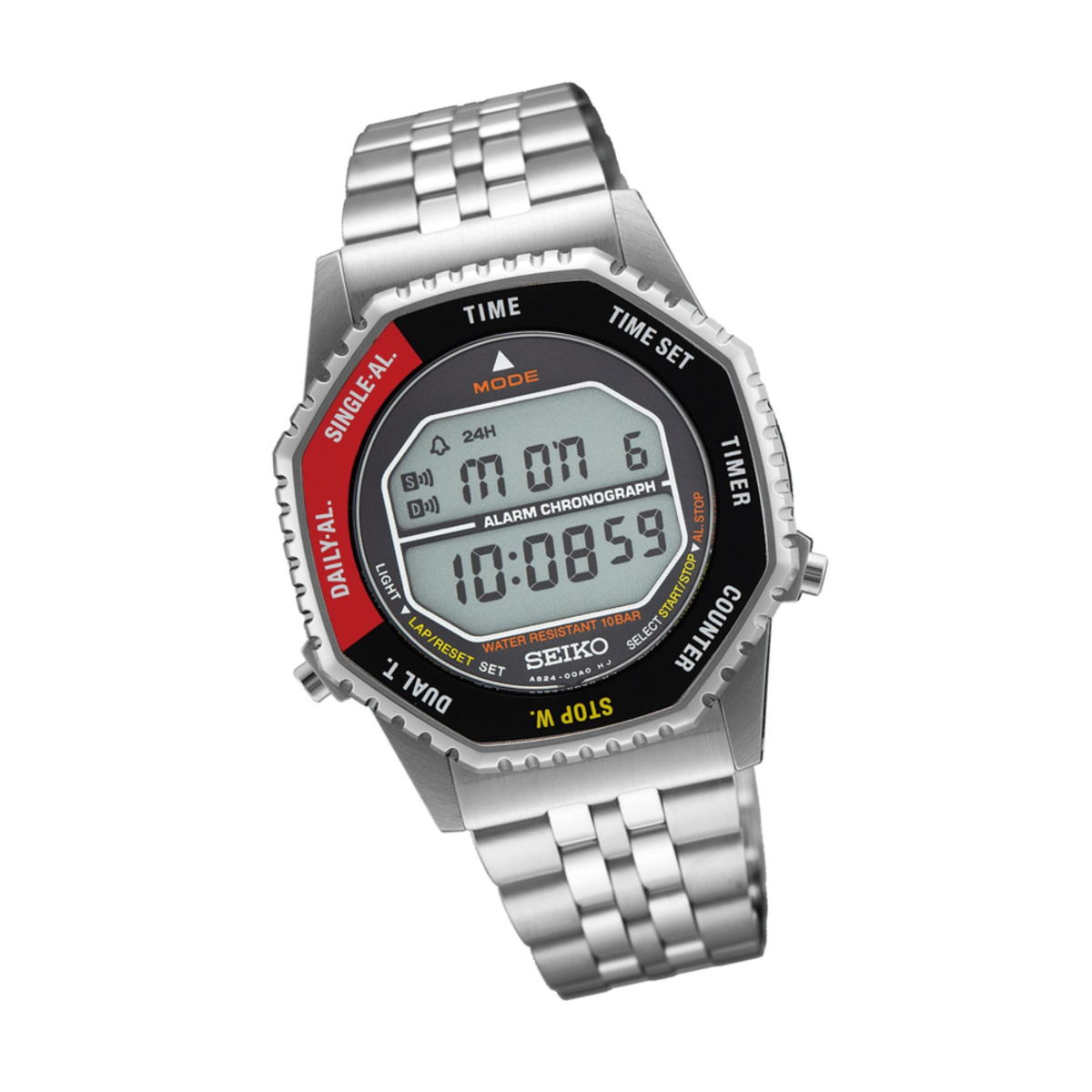 Seiko SMGG19 'Rotocall' Reissue Classic Digital Watch
